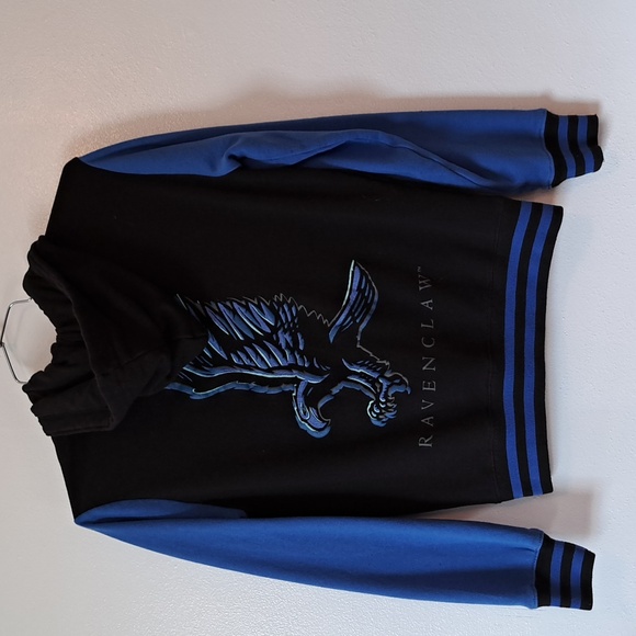 Ravenclaw Harry Potter Textured Hoodie Small Snap Up - Picture 6 of 6